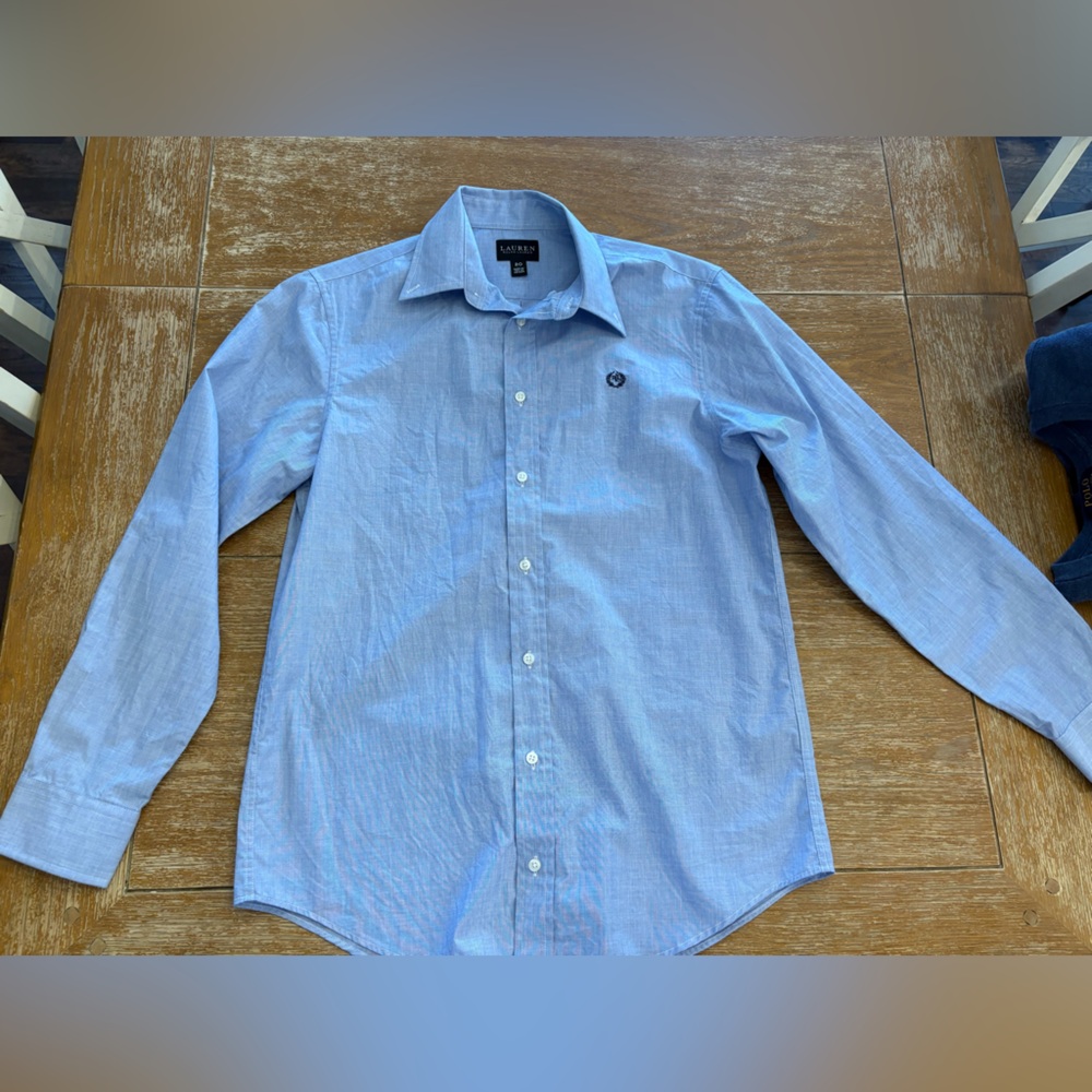 Boys Size 20 Lauren Dress Shirt